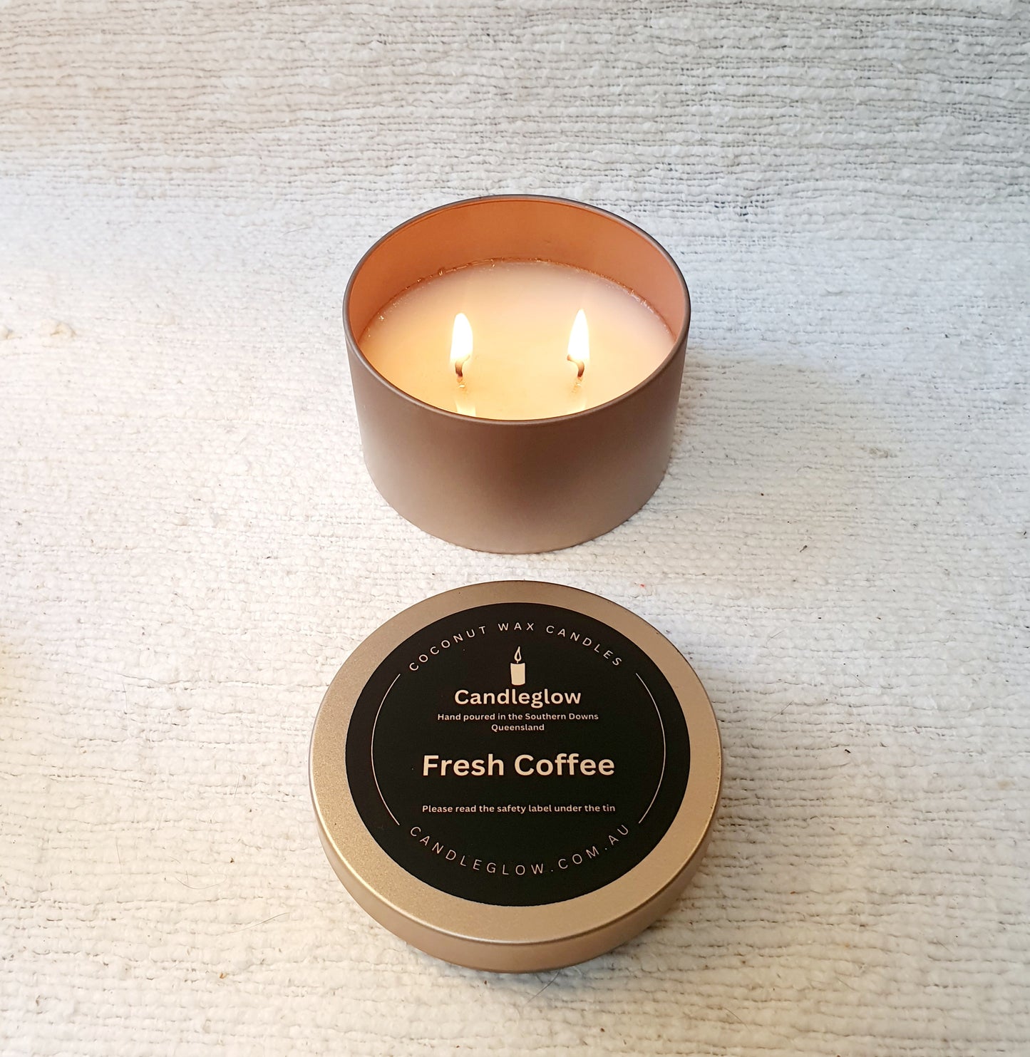 Copper Candle Tin - Fresh Coffee