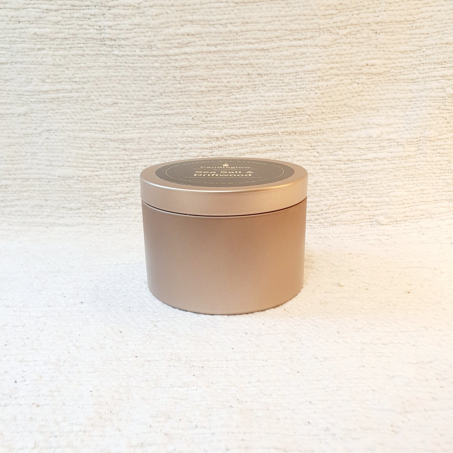 Copper Candle Tin - Sea Salt & Driftwood