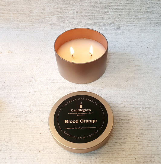 Copper Candle Tin - Blood Orange